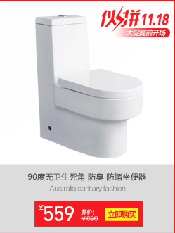 挂墙式水箱蹲便器优质陶瓷蹲厕省水厕所 卫生洁具 陶瓷