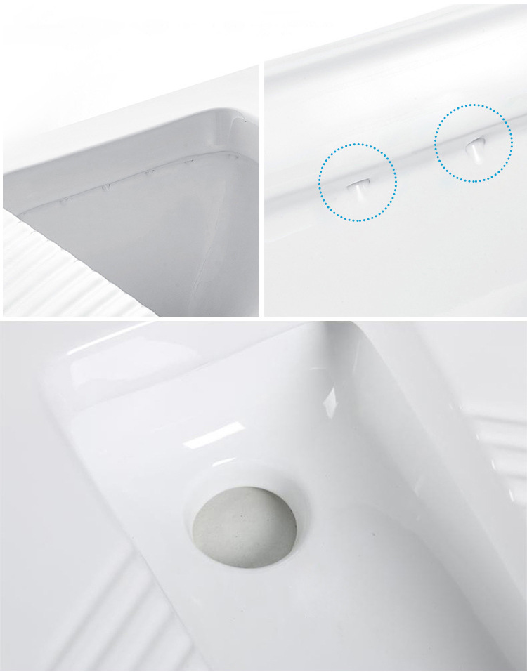 挂墙式水箱蹲便器优质陶瓷蹲厕省水厕所 卫生洁具 陶瓷